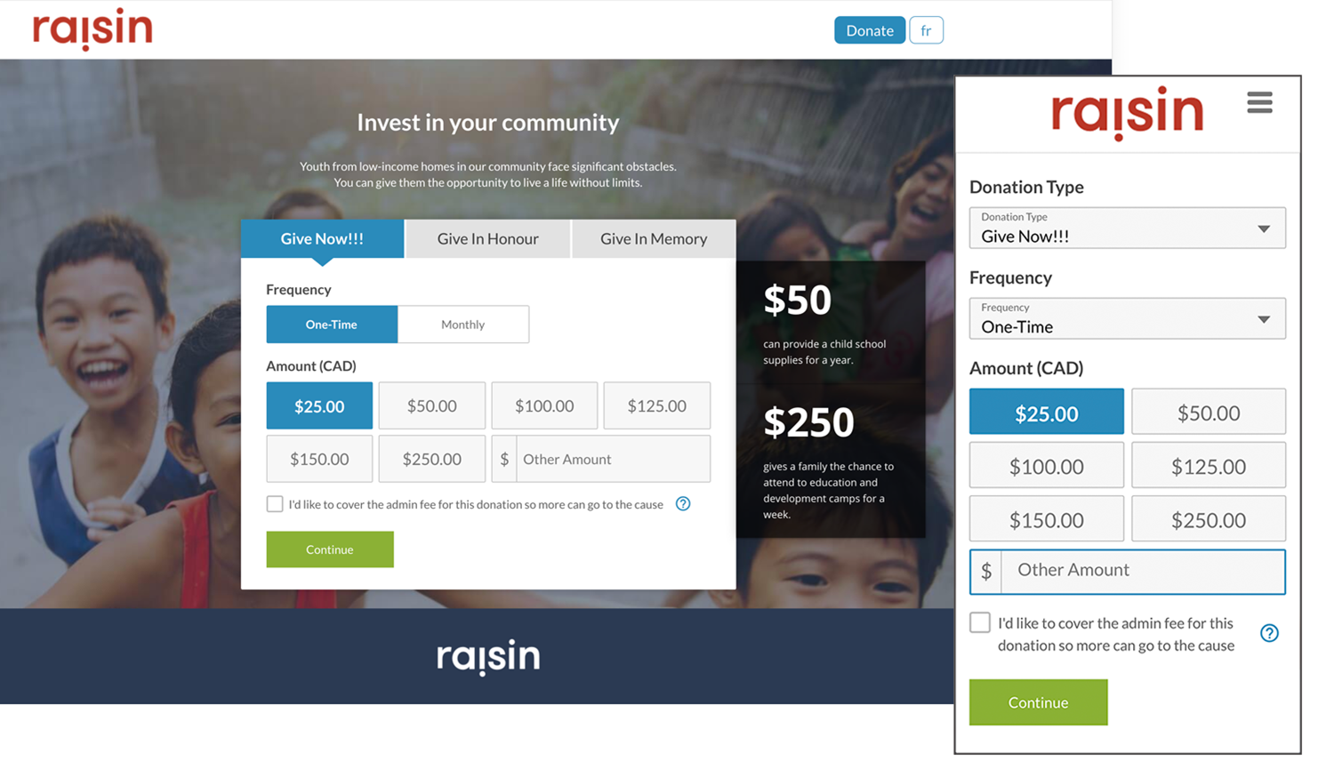 raisin-mobile-responsive-fundraising