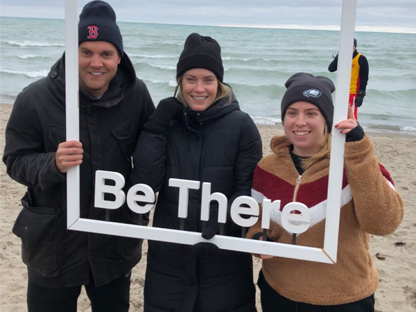 Tim, Jennifer and Emily at Brainfreeze 2020